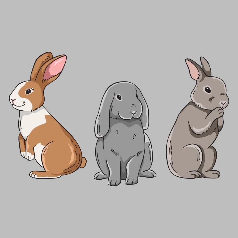 Conception de lapin mignon pour les propriétaires de lapins