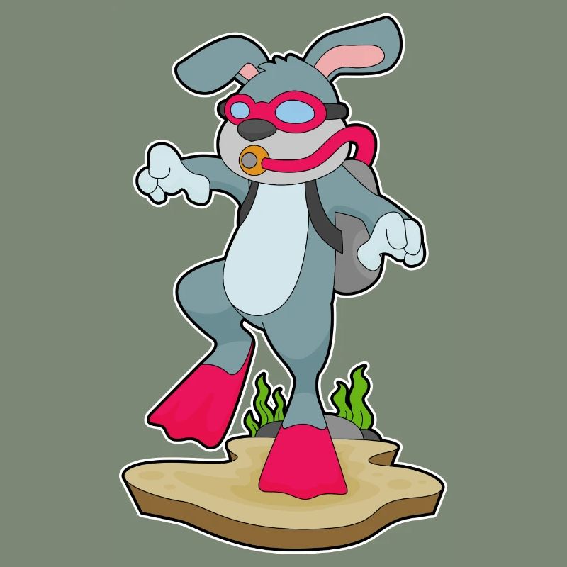 Rabbit Diver Bouteille d’oxygène Plongée