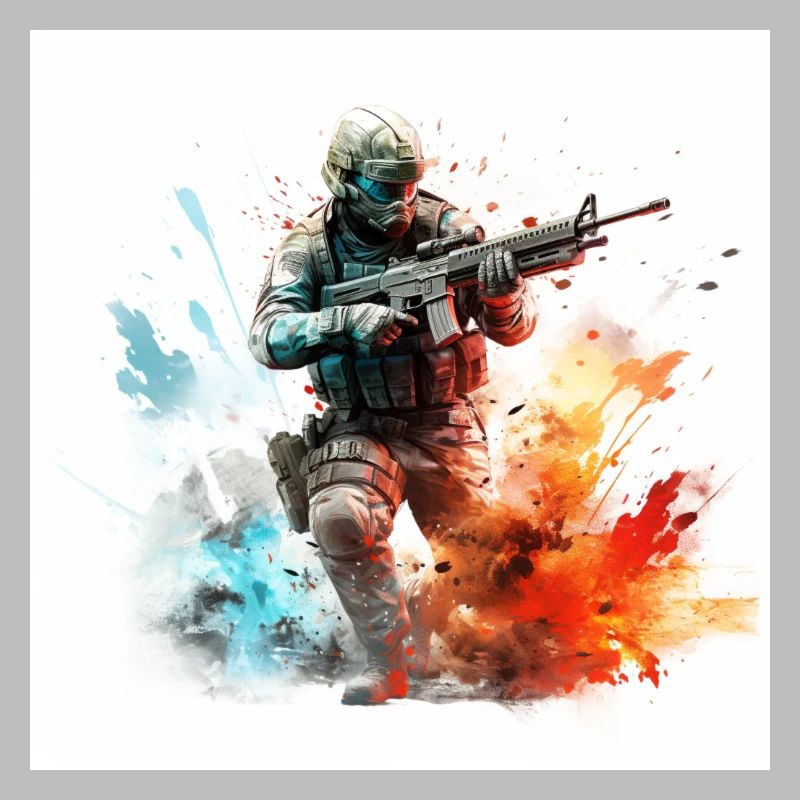 Gaming Art CoD BF 2042 BF4 BF3 BF2
