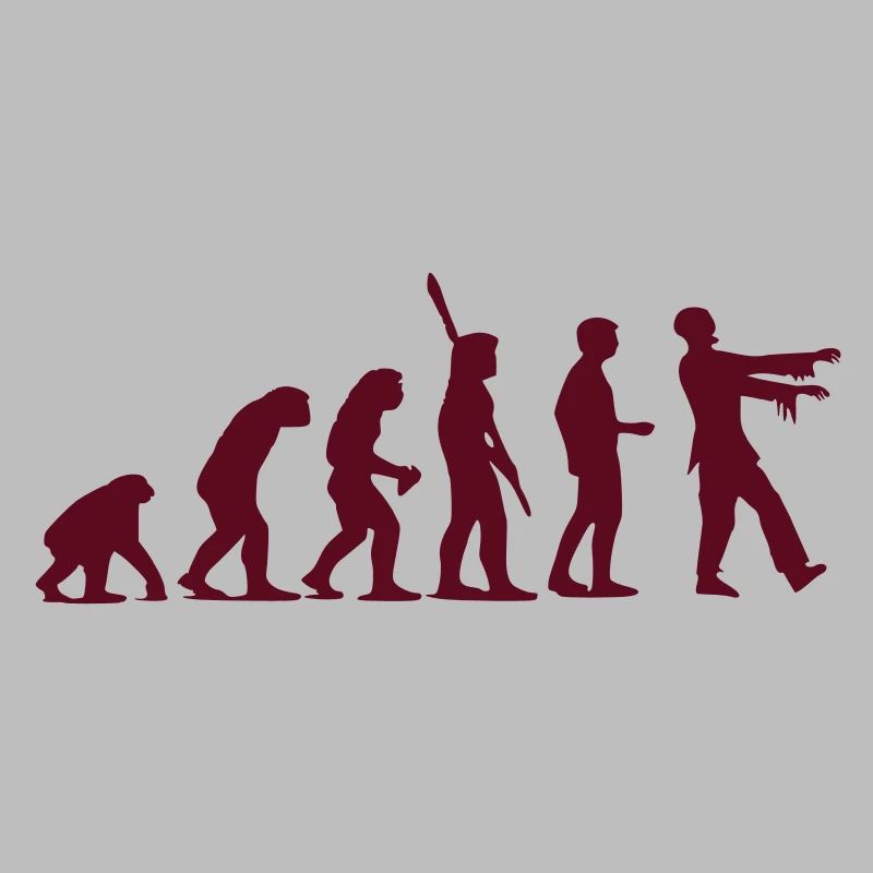 Zombie Evolution (einfarbig)
