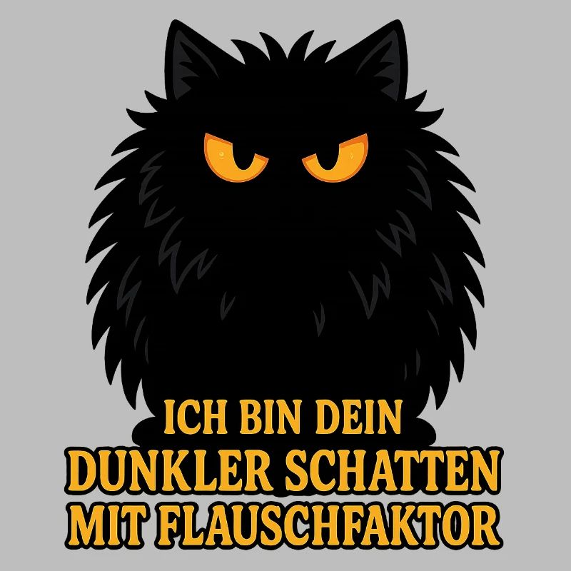 Dark shadow with fluff factor – cat