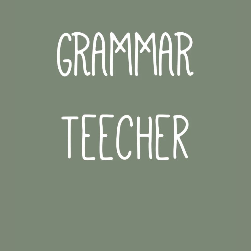 Professeur de grammaire autodérisoire