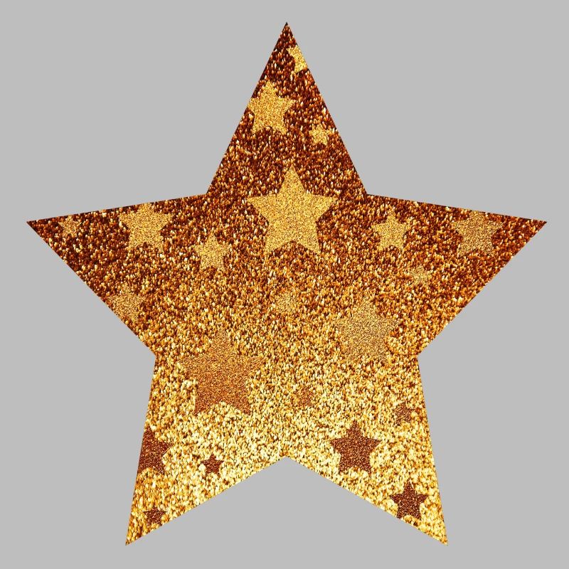 Stern mit Sternchen - Gold Geschenk Geschenkidee