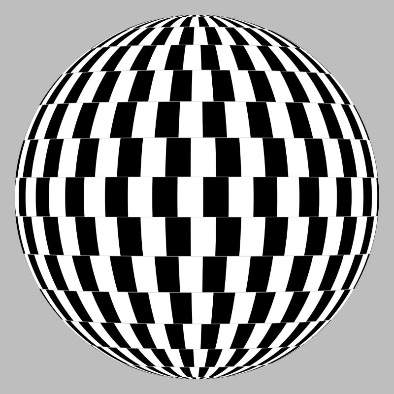 Boule formes abstraites idée cadeau
