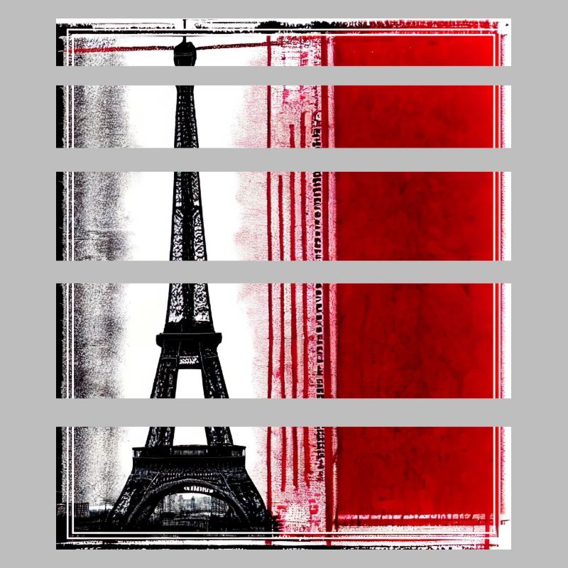 Paris Tour Eiffel Style Décontracté Moderne