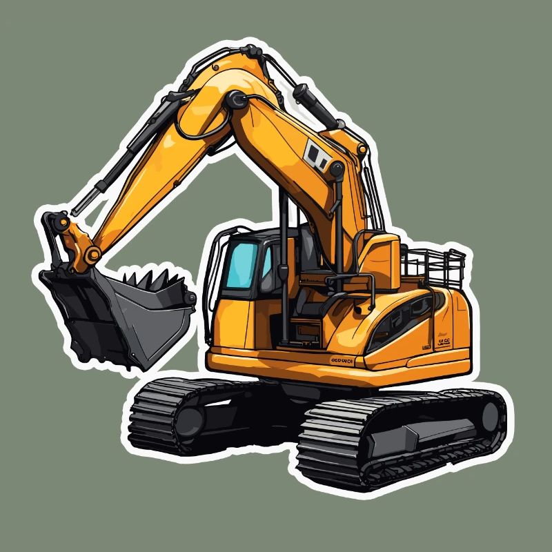Excavator / construction site / machine /digging / shovel