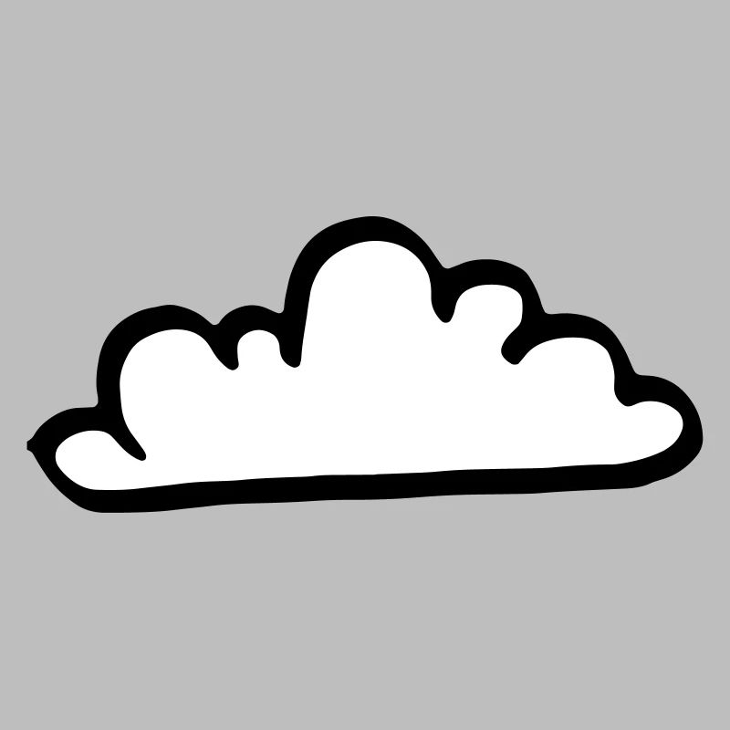 Cloud at the sky - vector