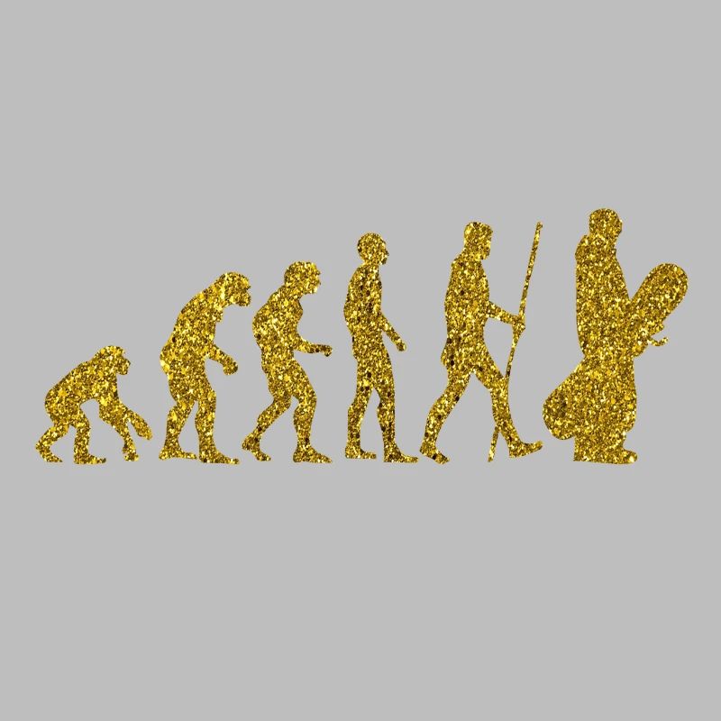 Evolution Snowboard Effet Golden Glitter
