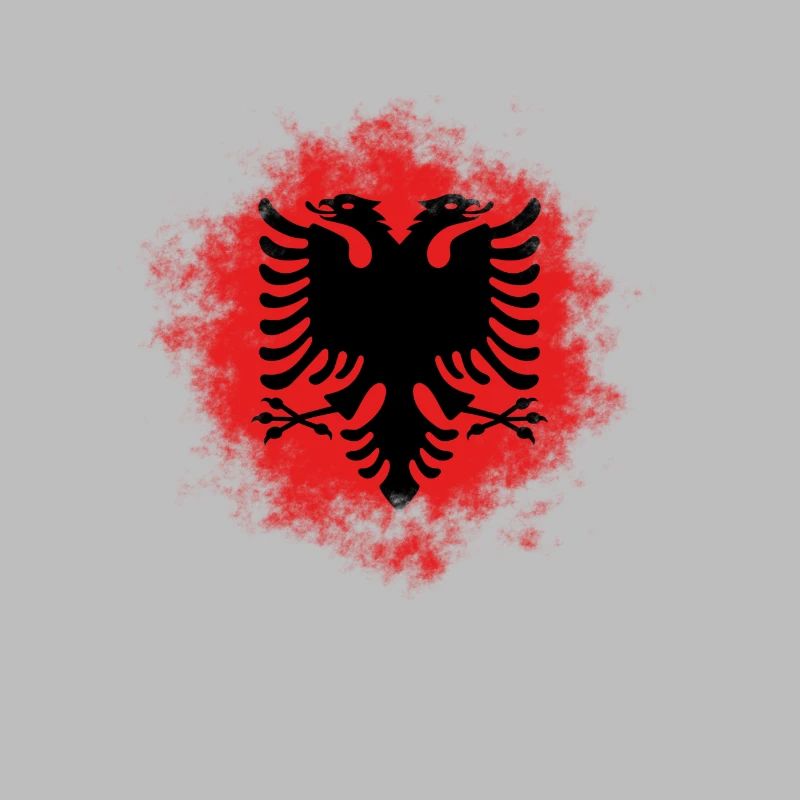 ALBANIE EAGLE DRAPEAU Idée Cadeau Design Thème