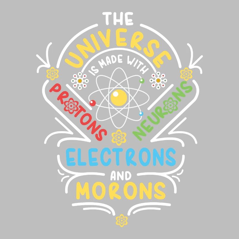 Univers est constitué d'électrons de neutrons à protons