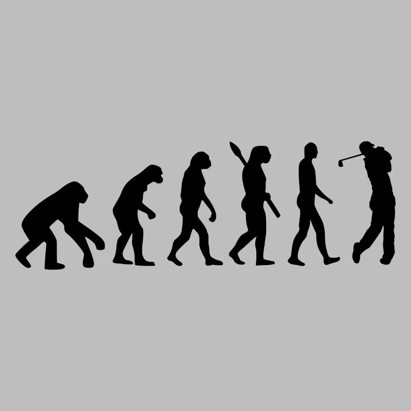 Evolution Golf Golfer Golfen b