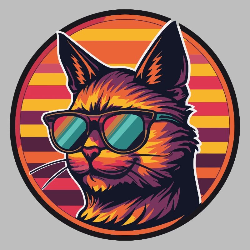 Cat Comic Cool Summer