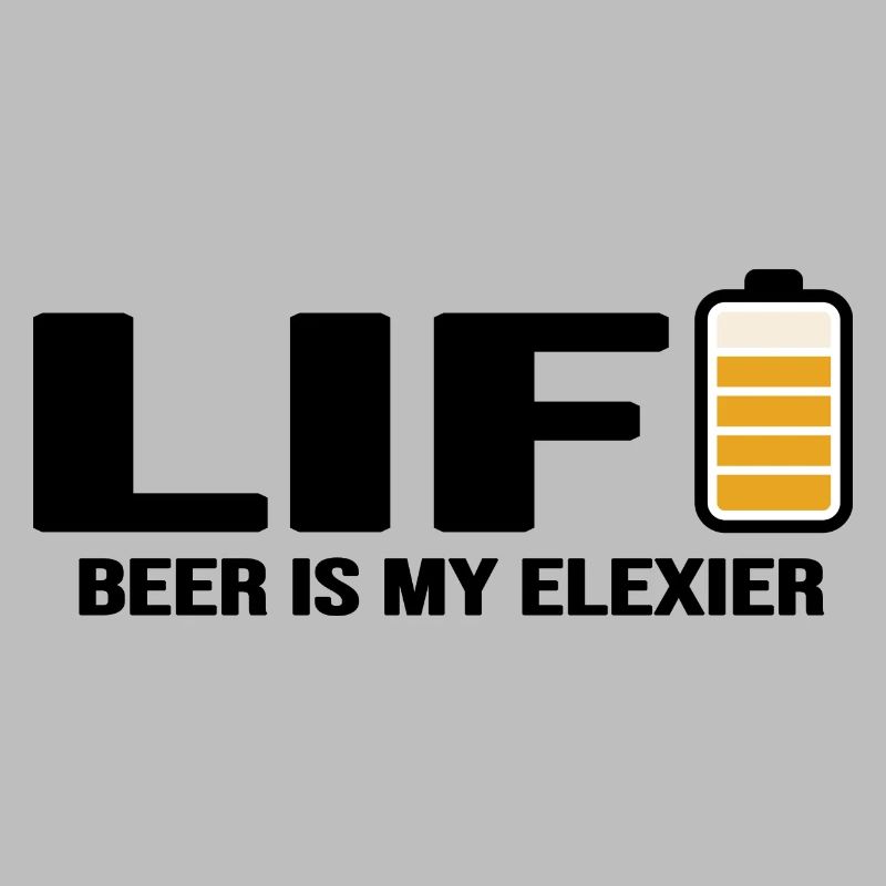 Bier Biergarten Trinkspruch "beer elexier"