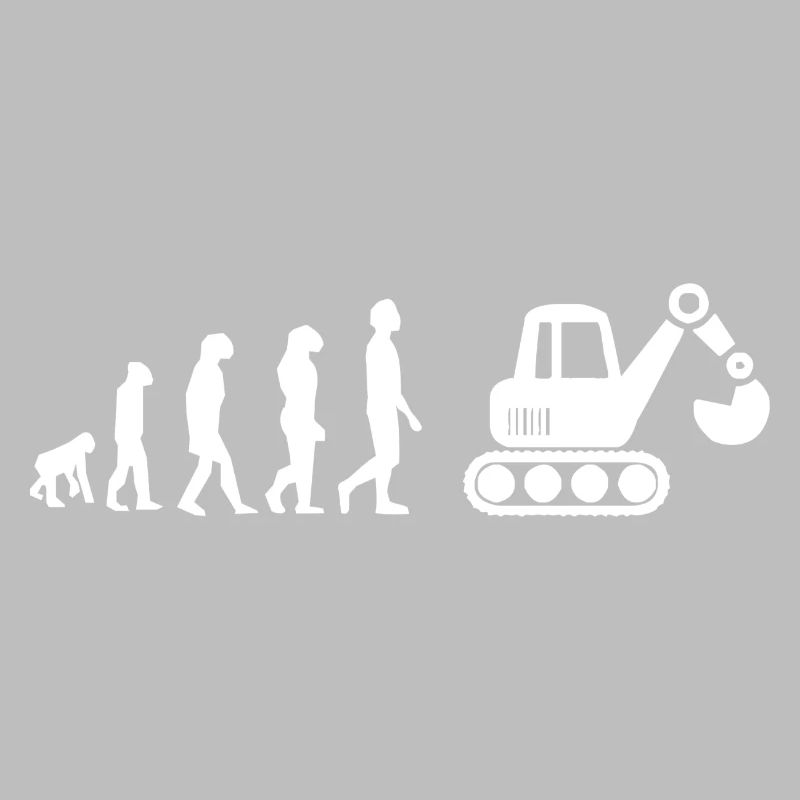 Evolution mechanischer Bagger