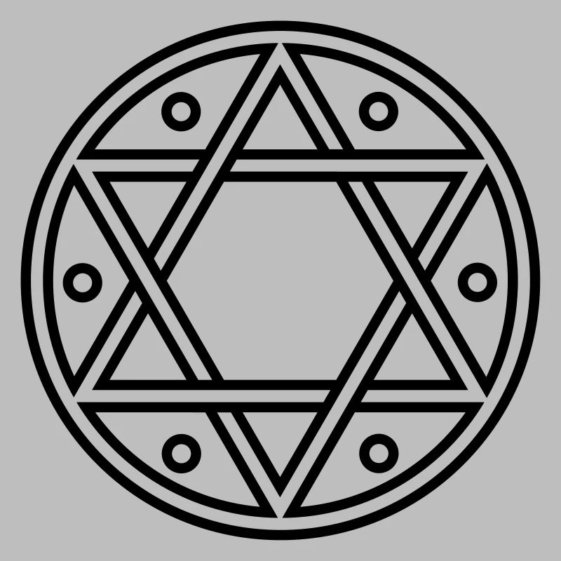 ✡ Hexagram, Magic, Merkaba, David Star, Solomon