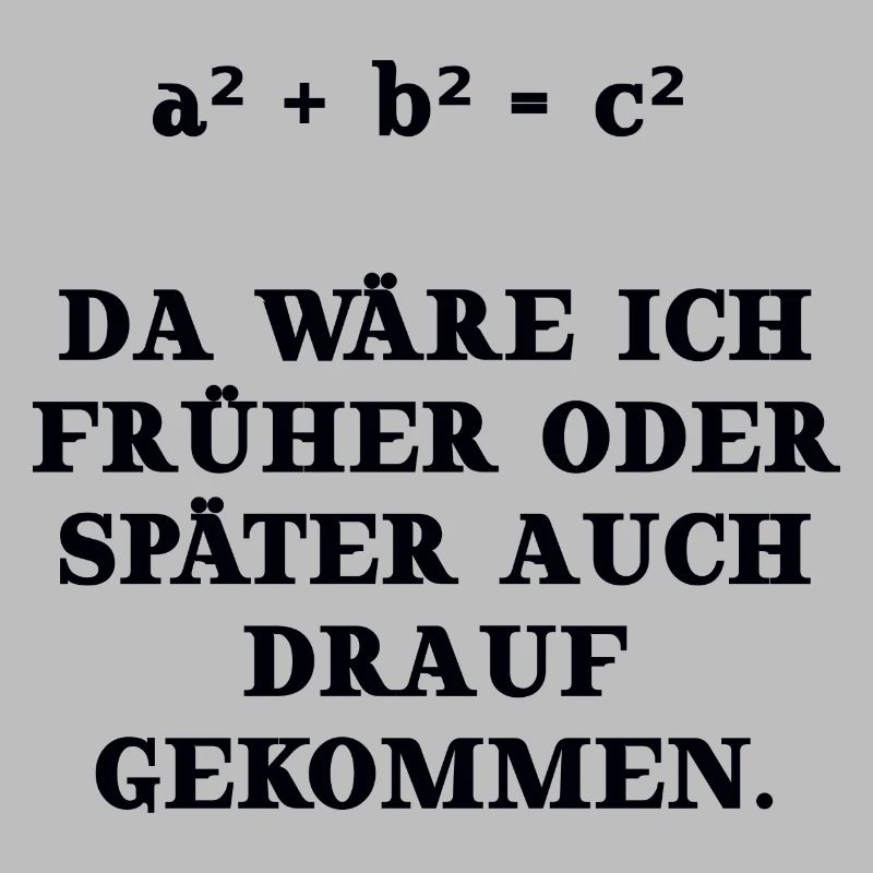 math mathematics funny gift idea Pythagoras