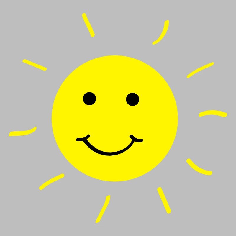 Fröhliche Sonne