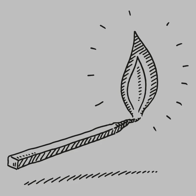 Match Light Fire Symbol