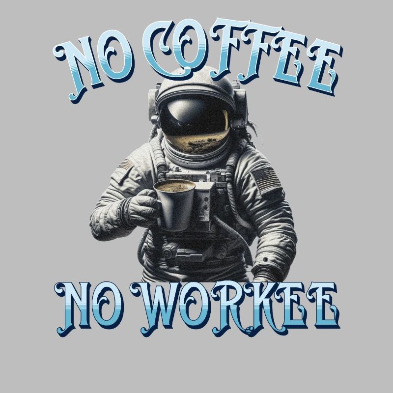 Pas de café, pas de travailleur travaillant sans grain de café