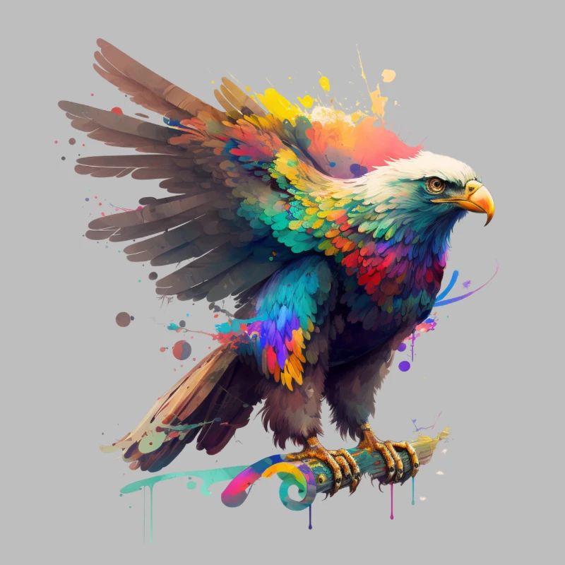 Regenbogen Adler ∞ Rainbow Eagle ∞ vauART