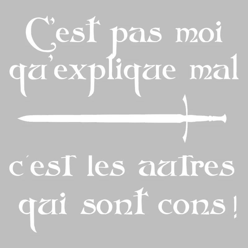 C'est pas moi qui explique mal…
