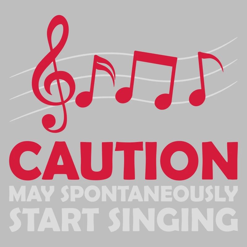 may spontaneously start singing