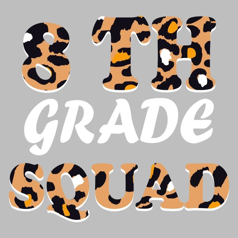 Cadeaux d’enseignant Leopard 8th Grade