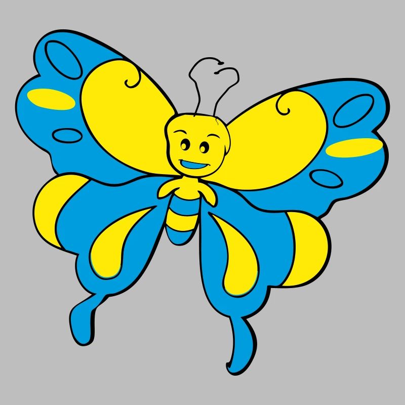 Papillon coloré > Graphique vectoriel