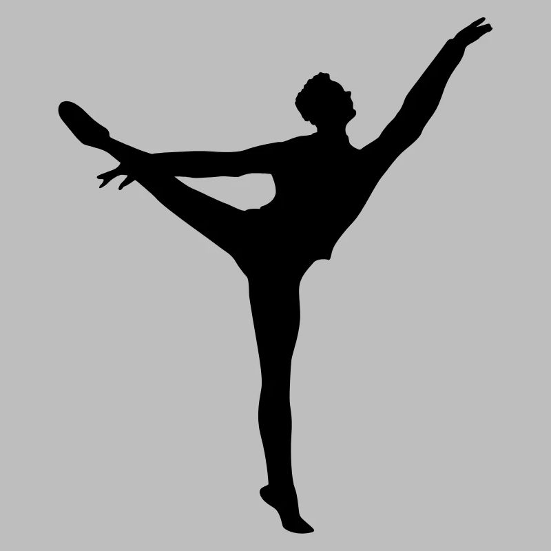 Vector Ballet dancer Silhouette