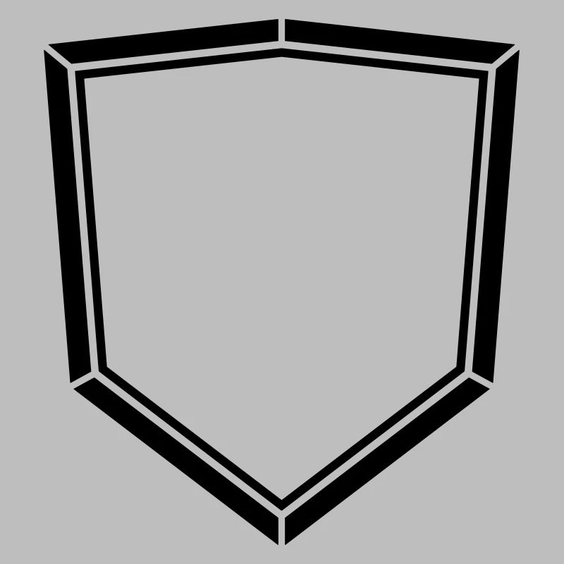 square shield emblem emblem frame banner design lo