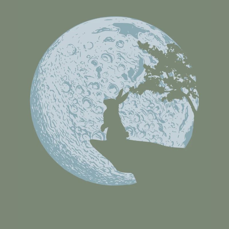 Bunny gift idea rabbit moon easter bunny