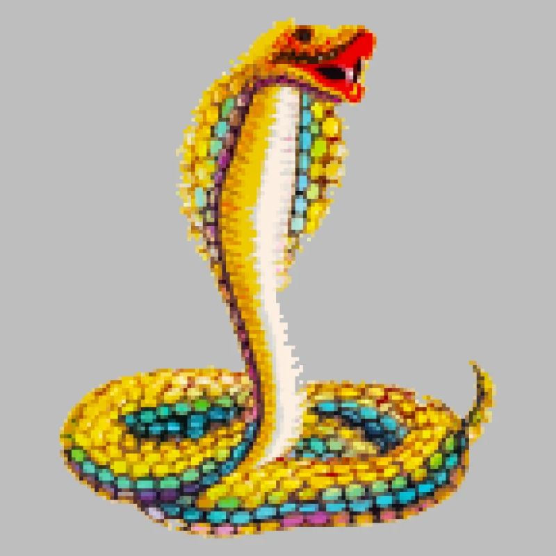 Serpent de pixel