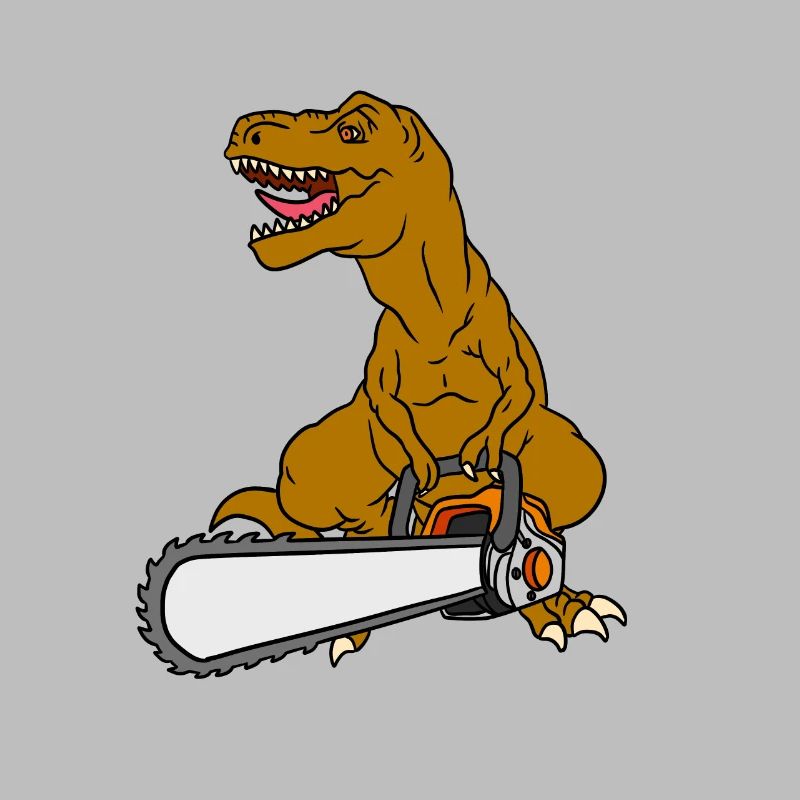 T-Rex Tronçonneuse