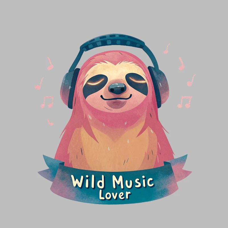 Faultier Musikliebhaber