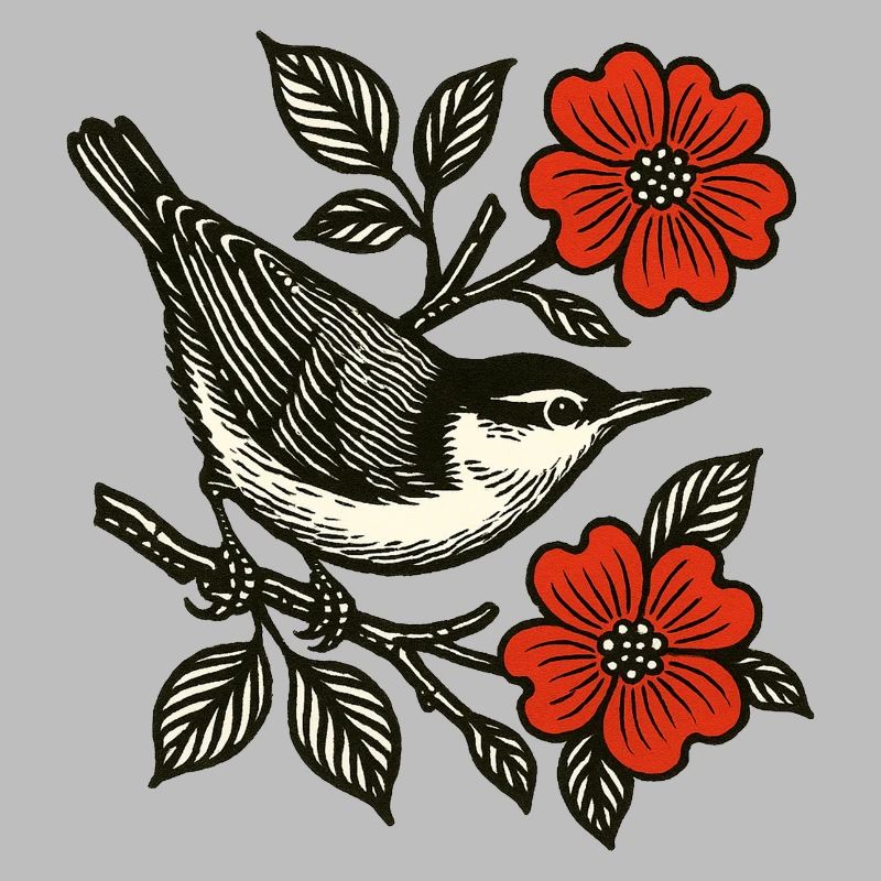 Retro Nuthatch