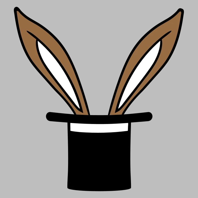 Lapin Chapeau Haut de forme Wizard Lapin Wizard Trick