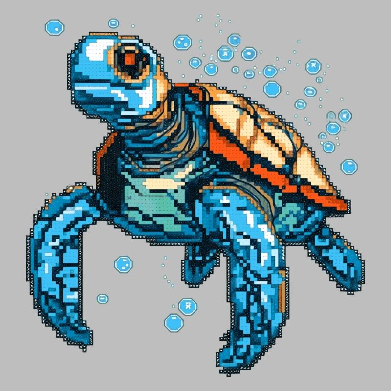 Turtle est composé de pixels
