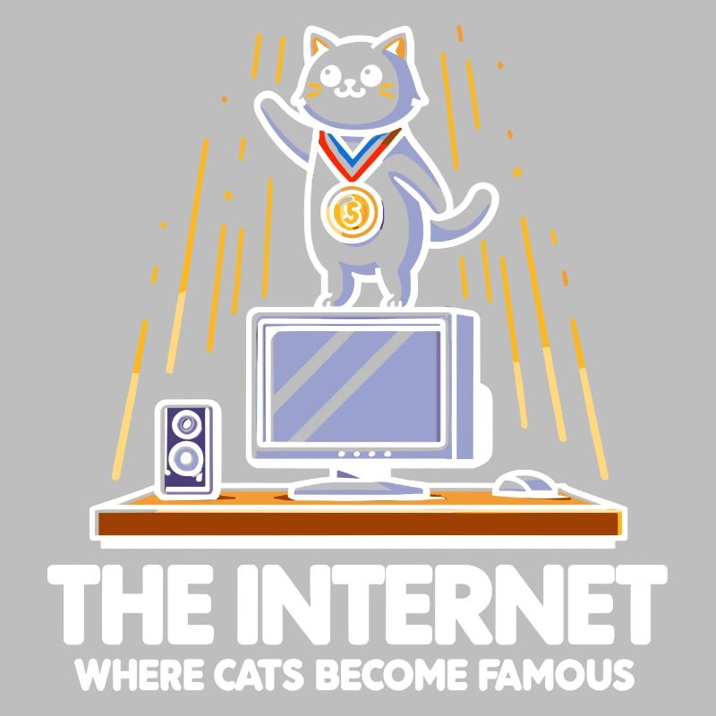 Das Internet, in dem Katzen berühmt werden