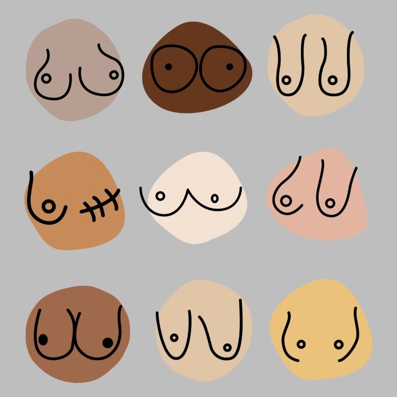 Boobs same but different