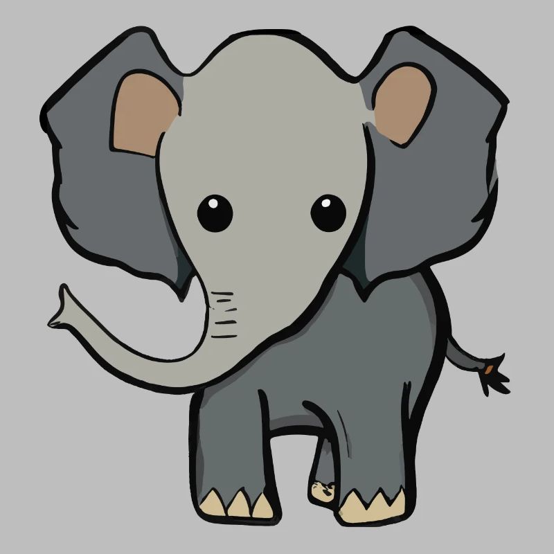 Elefant Illustration Geschenkidee