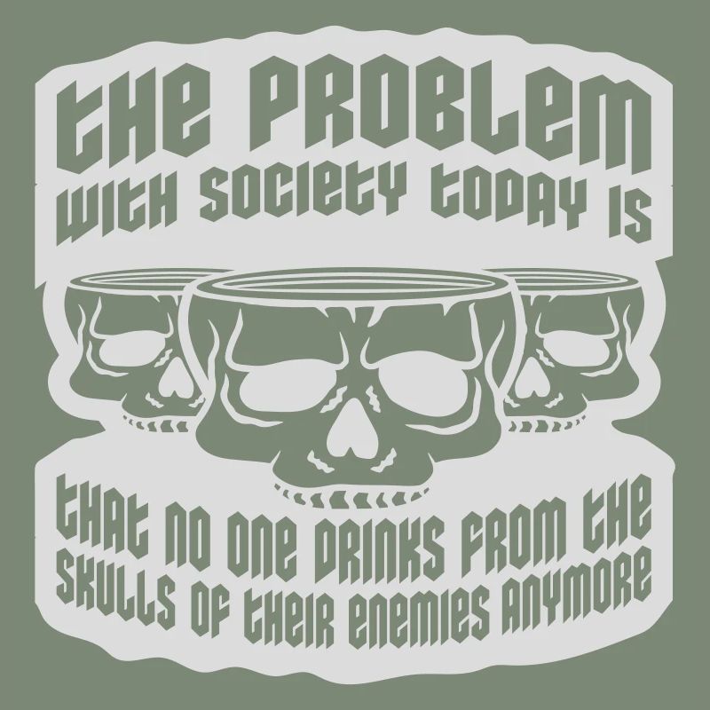drinks from enemies skulls