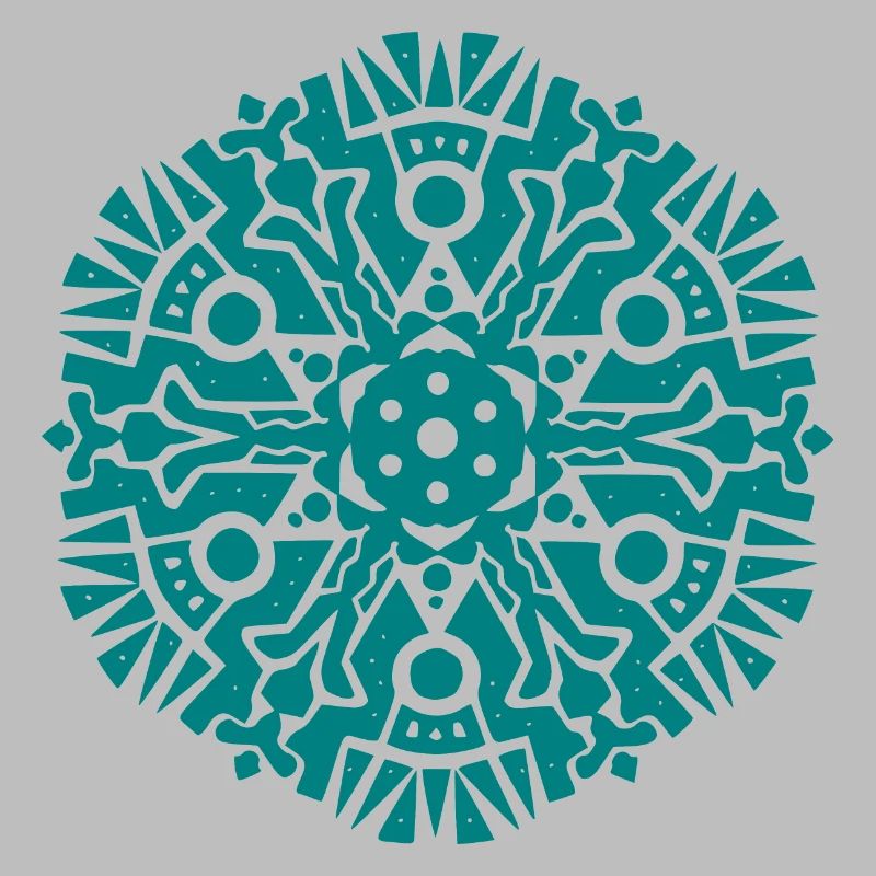 Modèle Mandala Maya