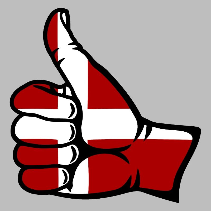 Drapeau du Danemark Symbole de droite
