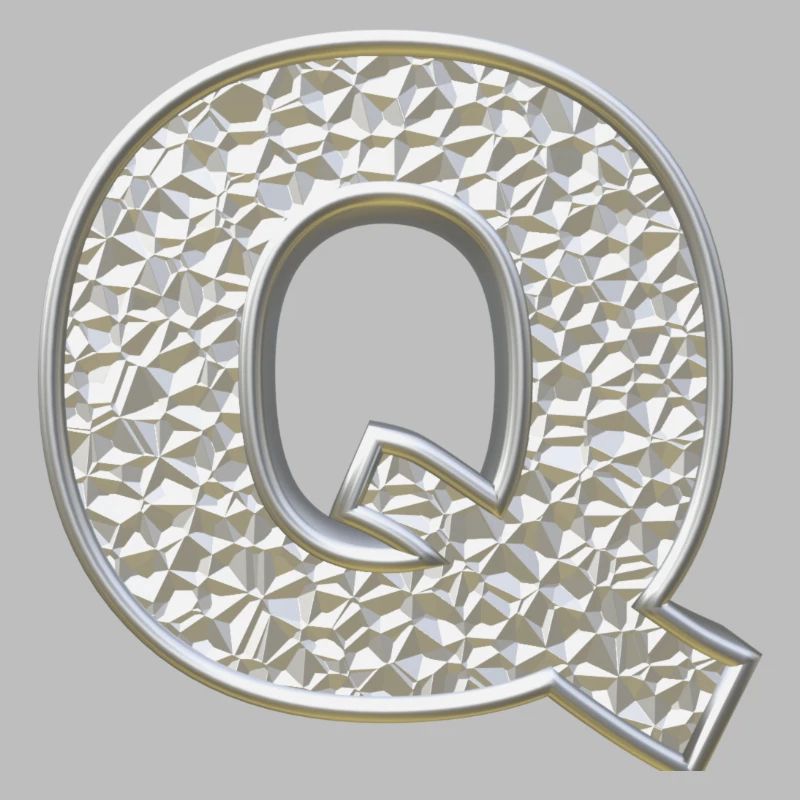Q, letter, letter Q, initial, initial Q, monogram,