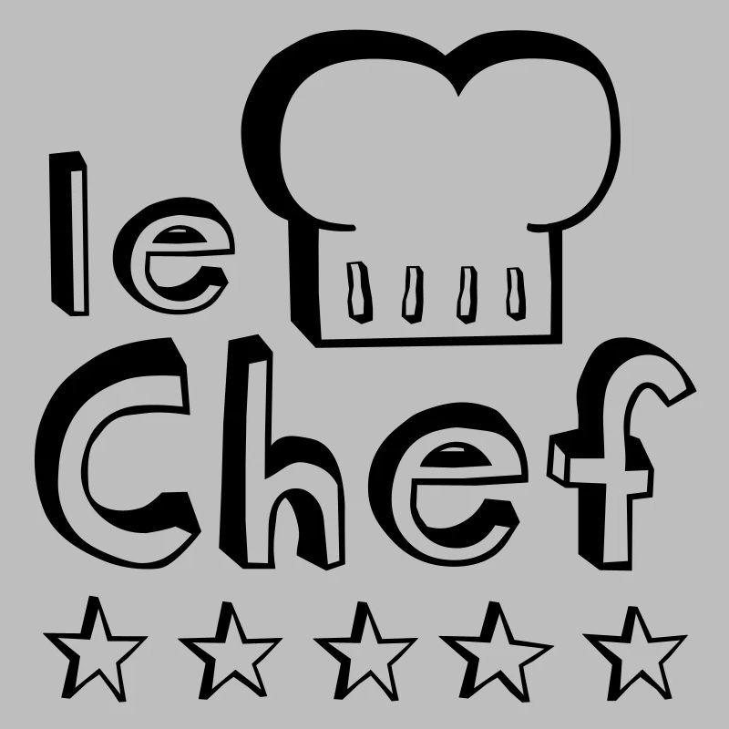 Le Chef Vater, Ehemann oder man Meister der Grill,