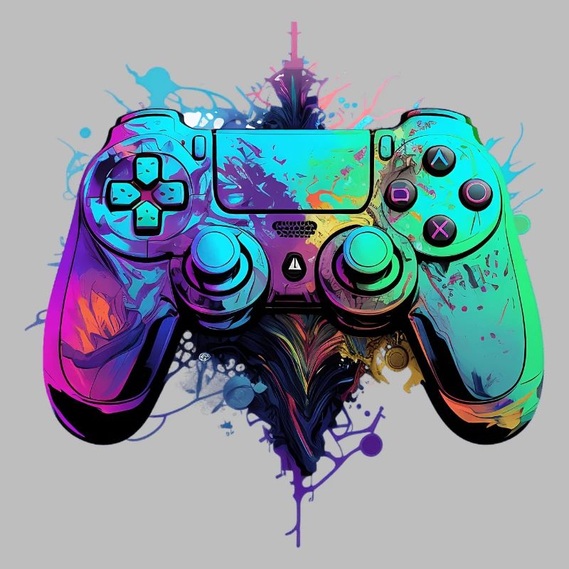 Neon Gaming Controller / Kontroller