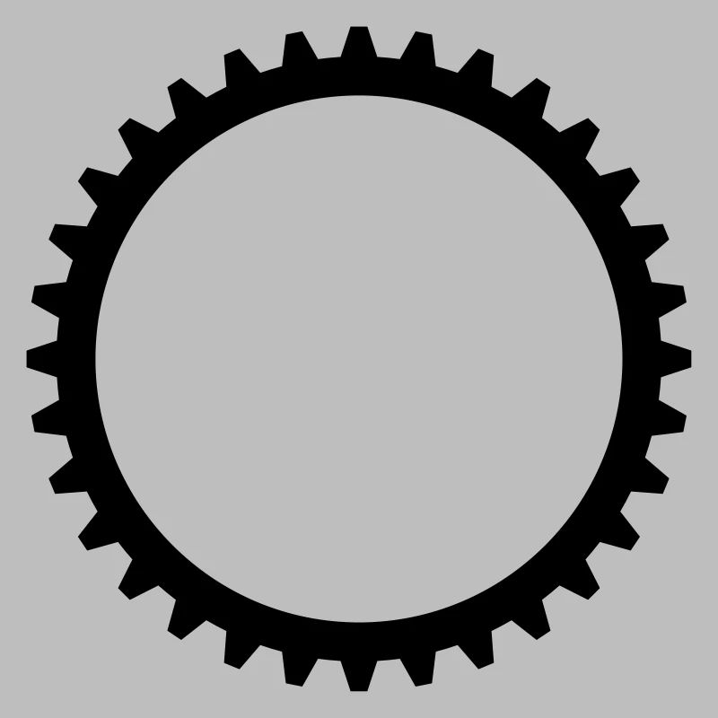 mechanical gear mechanical round serrated clockwork