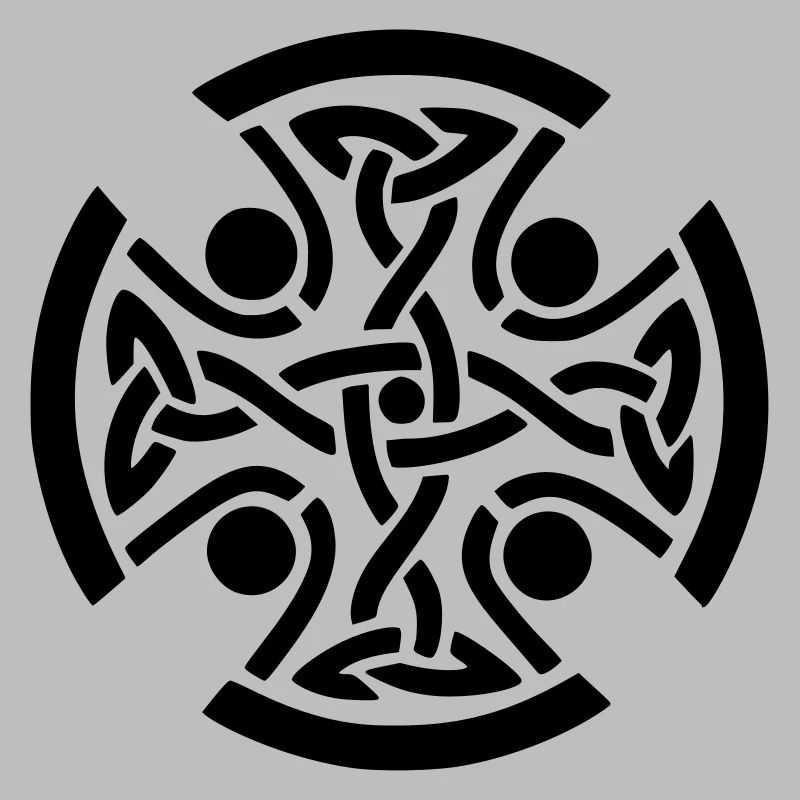 conception d'impression de dessin de symbole celtique antique