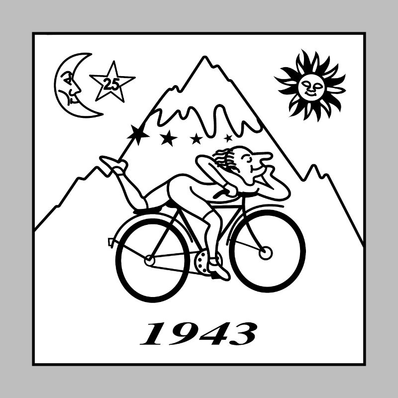 Albert Hofmann LSD 1943 Noir & Blanc