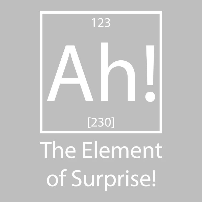 Chemistry elements saying chemist gift